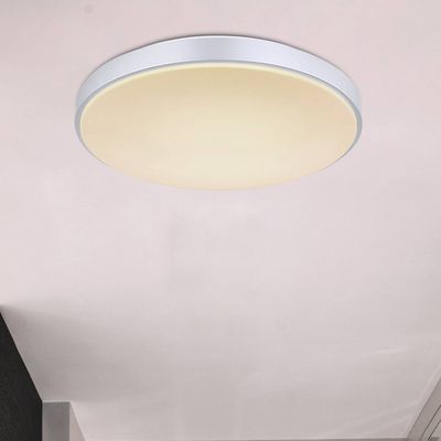Globo Sonny LED ceiling light, silver, CCT, Ø 41 cm