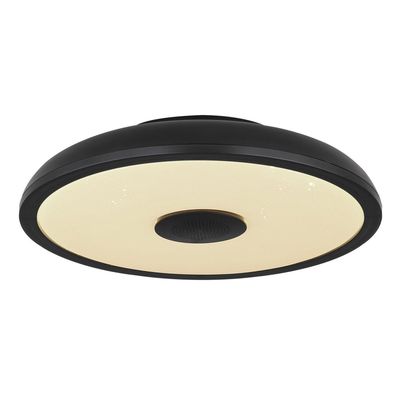 Globo Raffy LED ceiling light speaker RGBW black - Thumbnail 2