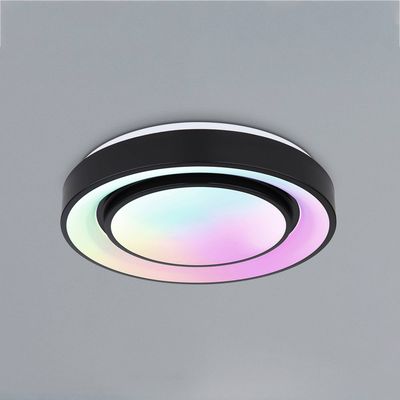 Globo Sully LED ceiling light RGBW remote control black