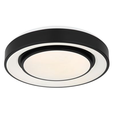 Globo Sully LED ceiling light RGBW remote control black - Thumbnail 2