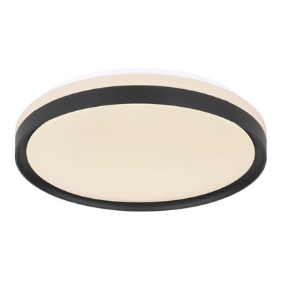 Globo Sonny LED ceiling light, black, CCT, Ø 39 cm - Thumbnail 2