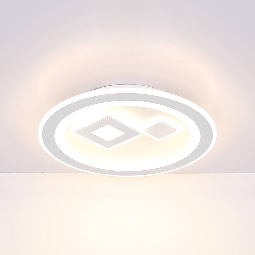 Globo LED ceiling lamp Valeria, CCT function, round - Image 1