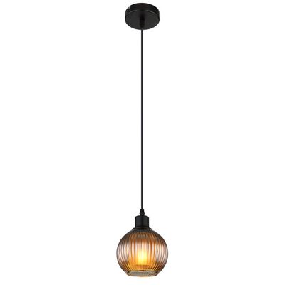 Globo Zumba pendant light, petrol, Ø 15 cm, glass - Thumbnail 2