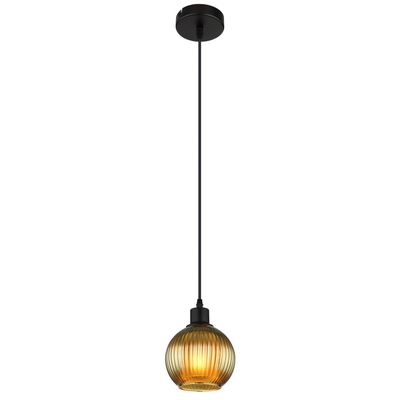 Globo Zumba pendant light, green, Ø 15 cm, glass - Thumbnail 2