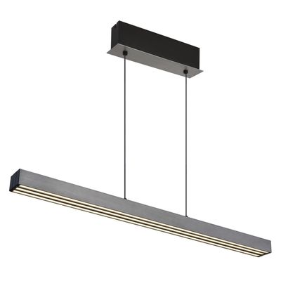 Globo LED hanging light Ethan, grey, metal, 150 cm, extendable - Thumbnail 2