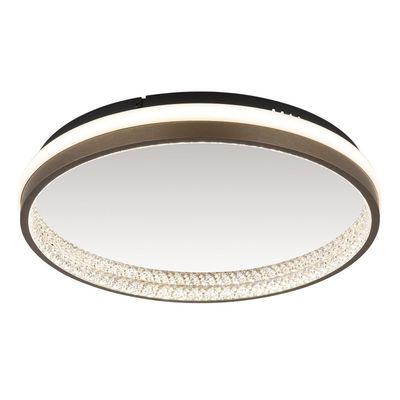 Globo Della LED ceiling lamp, Ø 40 cm, dark grey, metal - Thumbnail 2