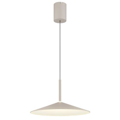 Globo Lampone LED hanging light, sand-coloured, Ø 47 cm, metal, Soft-Lift - Thumbnail 2