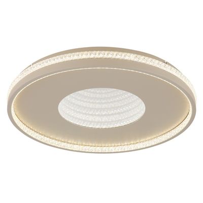 Globo Shirley LED ceiling light, sand-coloured, Ø 51 cm, CCT, dimmable - Thumbnail 2