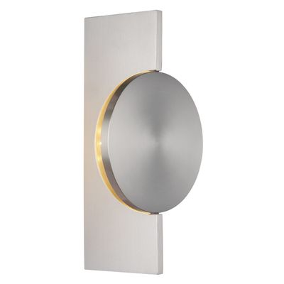 Globo Jasper LED wall lamp, height 28 cm, matt nickel, metal - Thumbnail 2