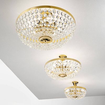 austrolux Valerie ceiling light, gold, Ø 40 cm