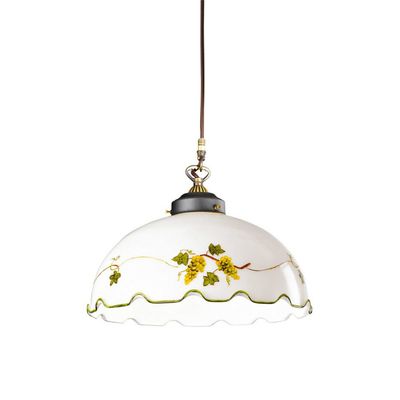 austrolux Nonna hanging light with grape motif, hand painted - Thumbnail 2