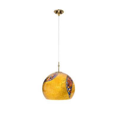 KOLARZ hanging light Luna, Ø 30 cm, gold-coloured, metal/glass - Thumbnail 2