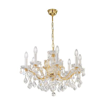 KOLARZ Maria Louise chandelier, 24 ct gold 8-bulb - Thumbnail 2