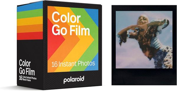 Polaroid Go Film Double Pack 16 Photos - Black Frame