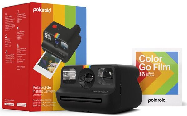 POLAROID Go Gen 2 Instant Camera Set - Black, Black