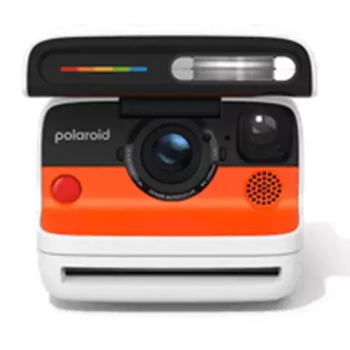 Polaroid Flip 79 x 79 mm Black Orange White - Image 1