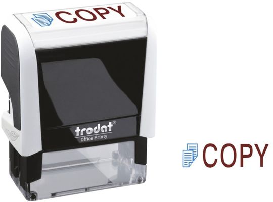 Trodat in big house Trodat Office Printy Stamp Self-inking Copy 18x46m