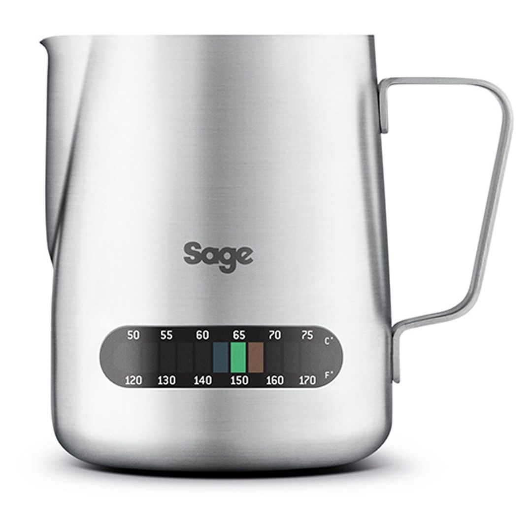 SAGE The Temp Control BES003UK Milk Jug, Silver/Grey - Image 1