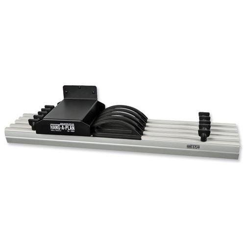 Arnos Hang A Plan Front Load Wall Rack Black - D064 - Image 1