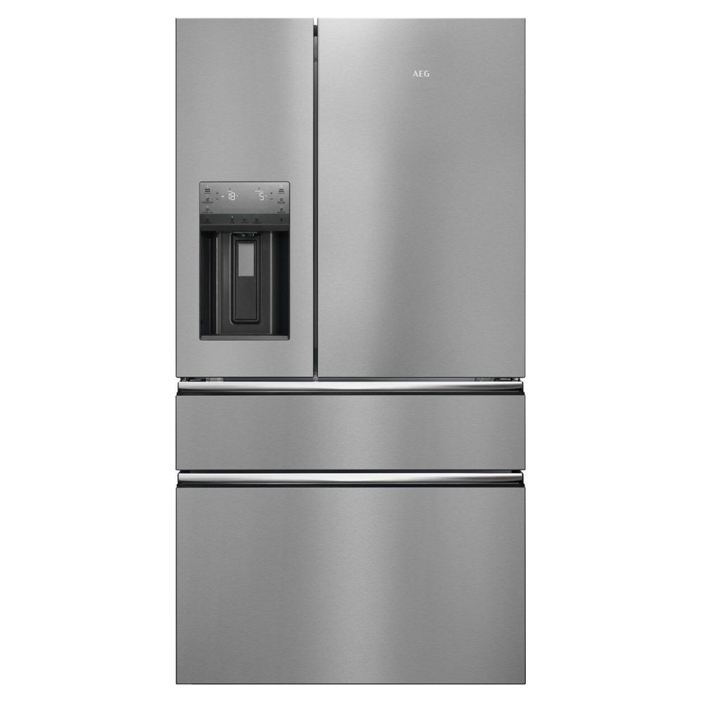 AEG 9000 Series 541 Litre French Door American Fridge Freezer - Stainless Steel - Image 1