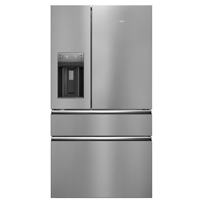 AEG 9000 Series 541 Litre French Door American Fridge Freezer - Stainless Steel