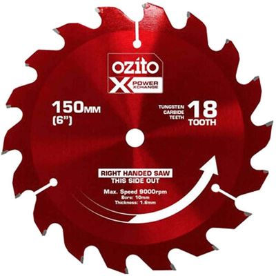 Ozito PXCSB Circular Saw Blade 150mm 18T 10mm