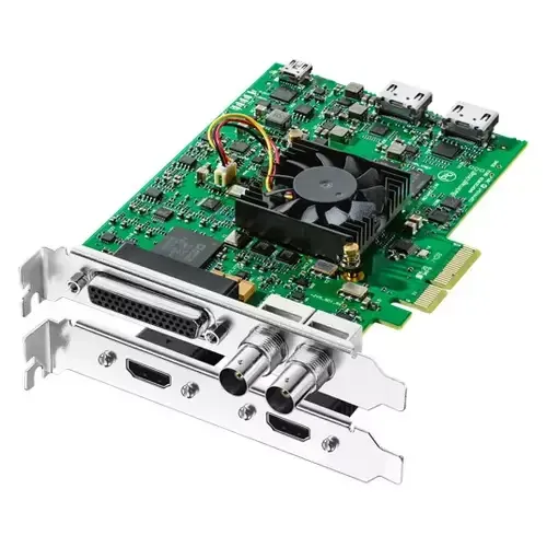 Blackmagic Design DeckLink Studio 4K Green Grey 2x 6G-SDI FCC CE C-Tick NTSC PAL 1080i 1080p 2160p 720p Windows 7 Home Basic Windows 7 Home Basic x64 Windows 7 Home Premium Windows 7 Home Premium... - Image 1