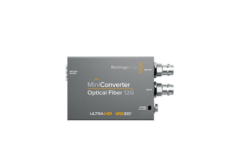 Blackmagic Design Mini Converter Optical Fiber 12G Active video converter 3840 x 2160 - - Image 1