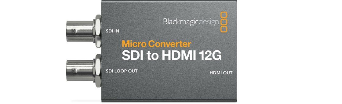 Blackmagic Design CONVCMIC/SH12G/WPSU video signal converter Active video converter - Image 1