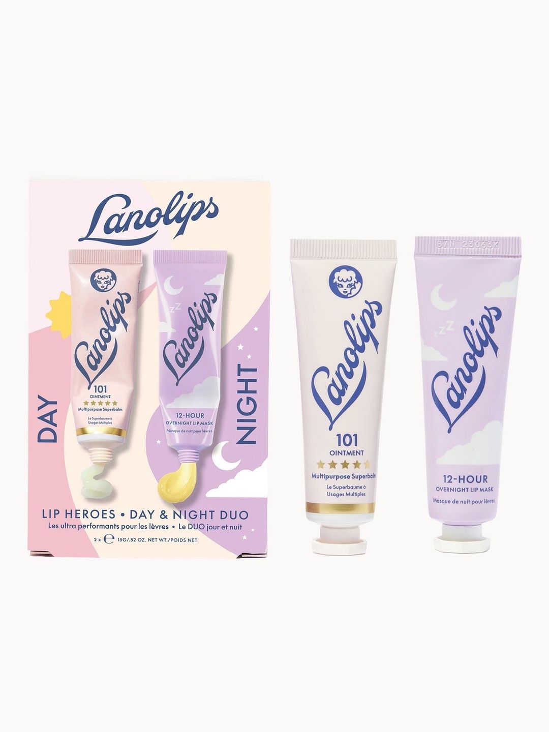 Lanolips Lip Heroes Day and Night Duo - Image 1