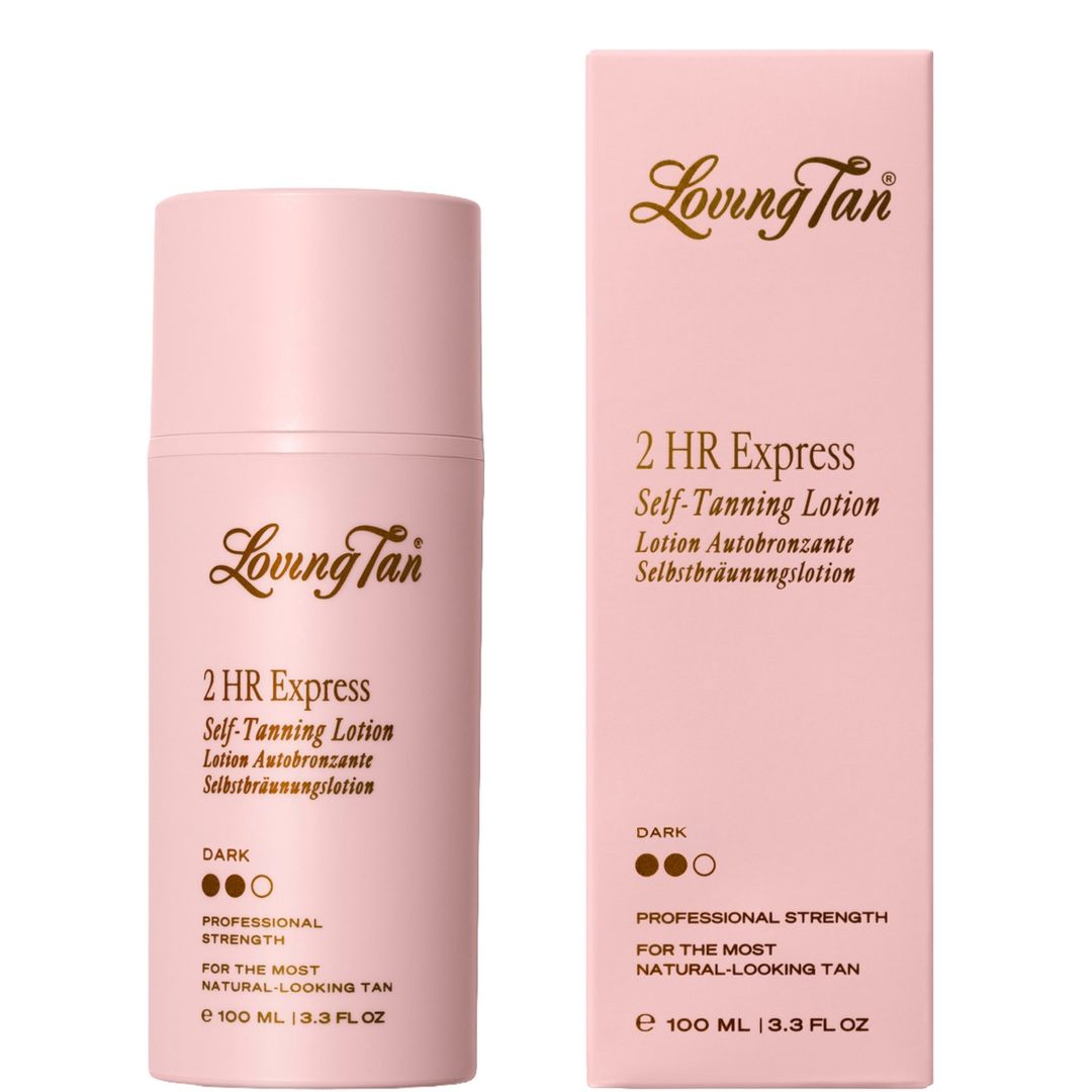 Loving Tan 2 HR Express Tanning Lotion Dark 100ml - Image 1