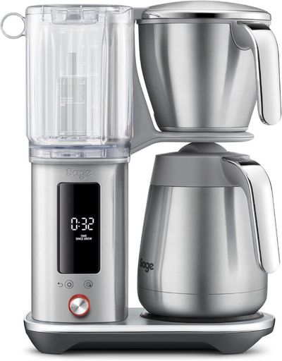 SAGE The Luxe Brewer SDC465 Filter Coffee Machine Silver, Silver/Grey