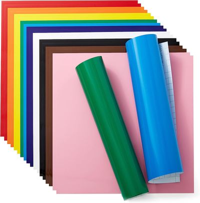 Cricut Permanent Heat transfer vinyl sheet Smooth heat transfer vinyl 20 sheets