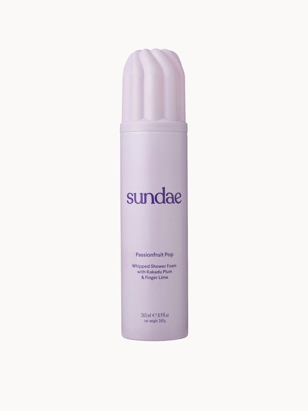 Sundae Body Passionfruit Whipped Shower Foam with Kakadu Plum & Finger Lime 265ml - Image 1