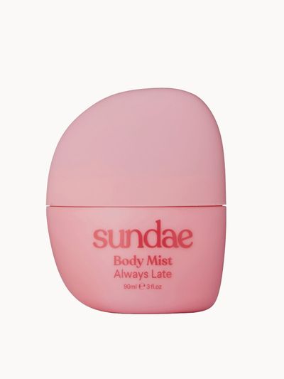 Sundae Hair & Body Mist - Always Late - 90ml in Pink