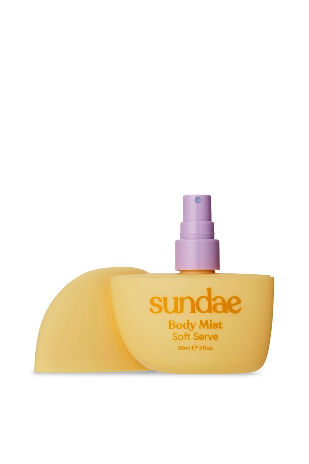 Sundae Hair & Body Mist - Soft Serve -90ml in Yellow | Size: 90ml - Image 1