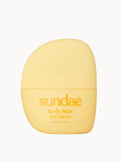 Sundae Hair & Body Mist - Soft Serve -90ml in Yellow | Size: 90ml - Thumbnail 2