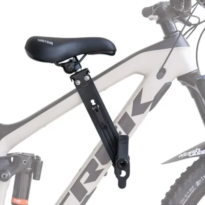 Kids Ride Shotgun Child Bike Seat - Black - Thumbnail 2