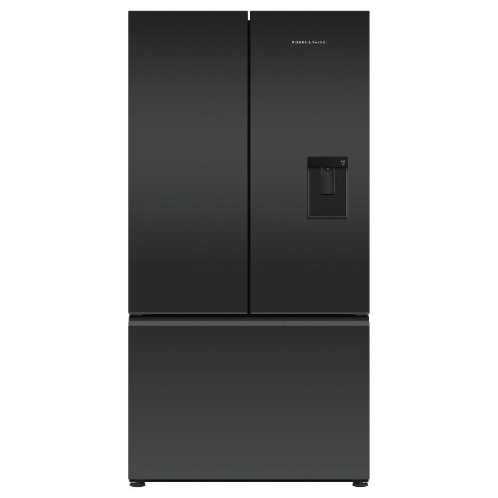 Fisher Paykel RF540AZUB6 Series 7 Handleless French Style Fridge Freezer With Ice & Water - MATTE BLACK - Image 1