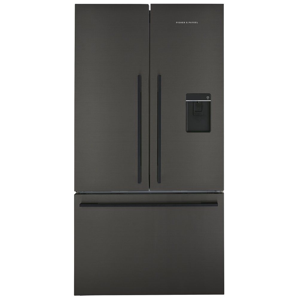 Fisher Paykel RF540ADUB7 Series 7 French Style Fridge Freezer With Ice & Water - BLACK STEEL - Image 1