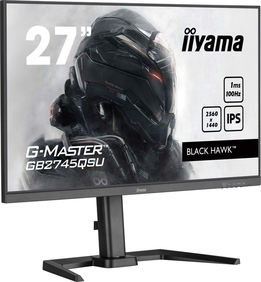 iiyama G-MASTER 27" QHD 100Hz Gaming Monitor (GB2745QSU-B2) - Image 1