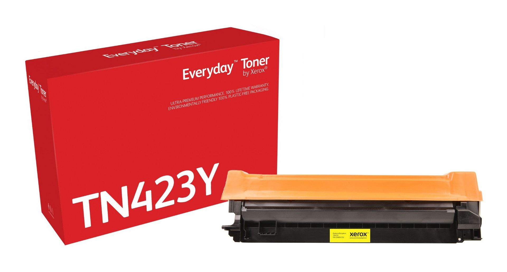 Everyday™ Yellow Toner by Xerox compatible with Brother TN-423Y, High capacity - Image 1