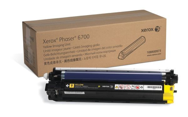 Xerox 108R00973 Drum kit yellow. 50K pages/5% for Xerox Phaser 6700