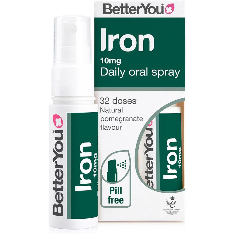 BetterYou Iron 10mg Oral Spray 25ml - Image 1