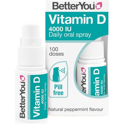 BetterYou Vitamin D3 4000 IU Oral Spray 15ml