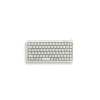 CHERRY G84-4100 COMPACT KEYBOARD Corded, USB/PS2, Light Grey, (QWERTY - UK)