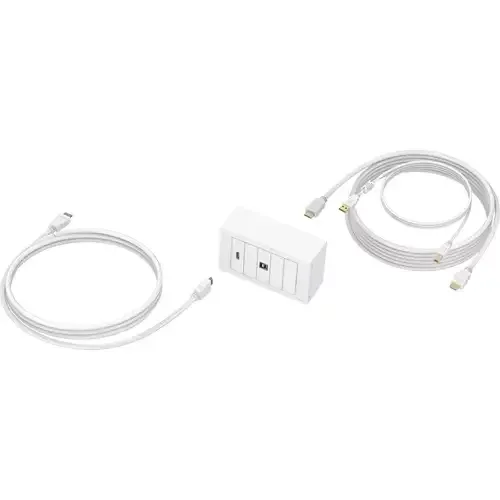 Vision TC3-PK3M socket-outlet HDMI + USB Type-B White - Image 1