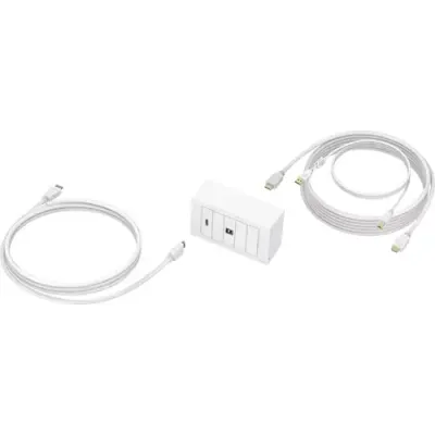 Vision TC3-PK3M socket-outlet HDMI + USB Type-B White