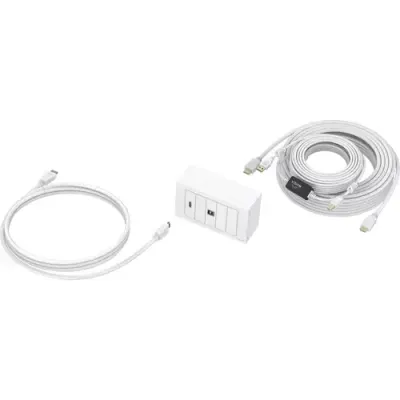 Vision TC3-PK10M socket-outlet HDMI + USB Type-B White