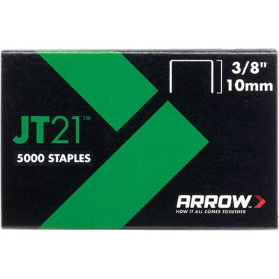 Arrow Staples for JT21 / T27 Staple Guns 10mm Pack of 5000